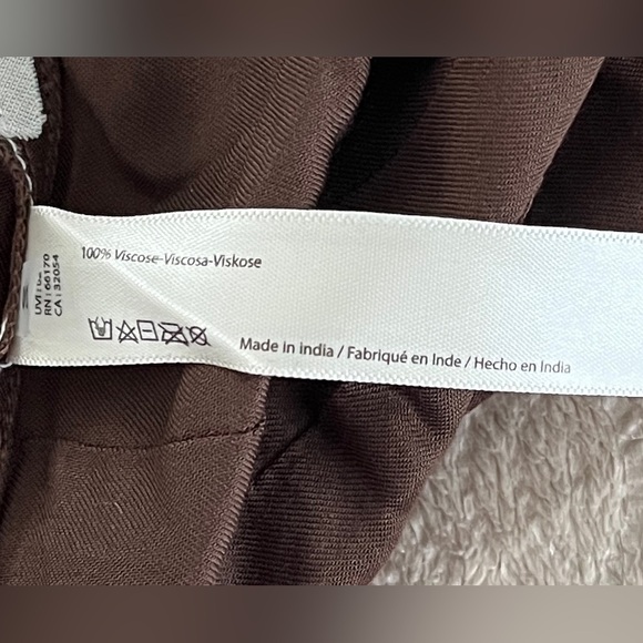 🆕 Free People Maya Strapless Brown convertible midi Dress or skirt size medium - Picture 14 of 14